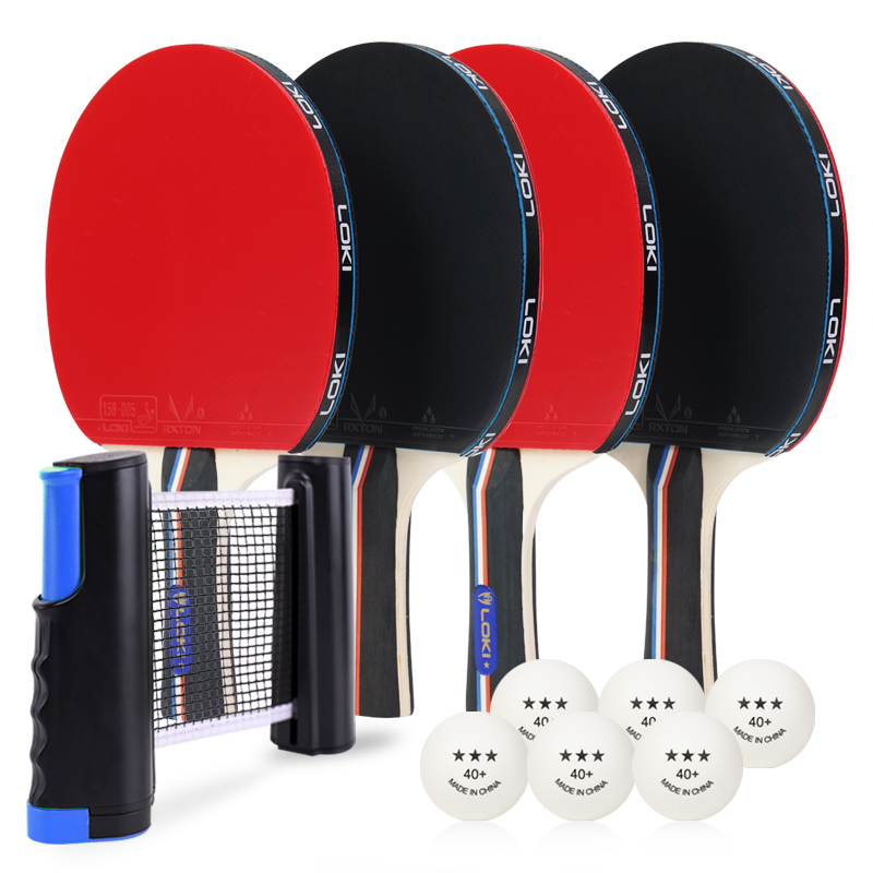 Table Tennis Indoor Or Outdoor - Professionelles PingPong-Trainingsspiel, individueller Tischtennisschläger, tragbares Tischtennis-Set