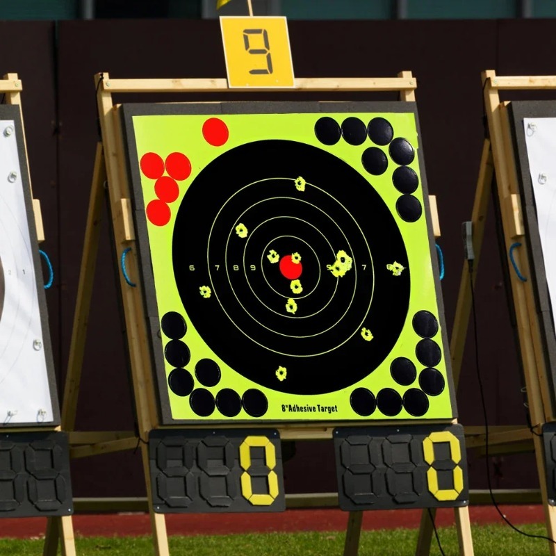 Practice Target Board - Klar bedrucktes Premium-Zielsticker-Trainingspapier mit glatter Oberfläche
