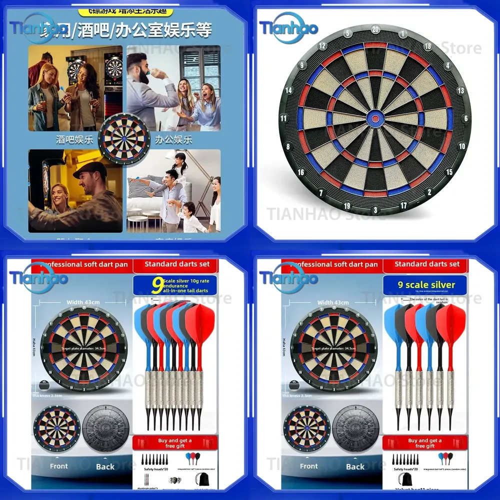 Practice Target Board - Weiche Dartscheibe für den Innenbereich –