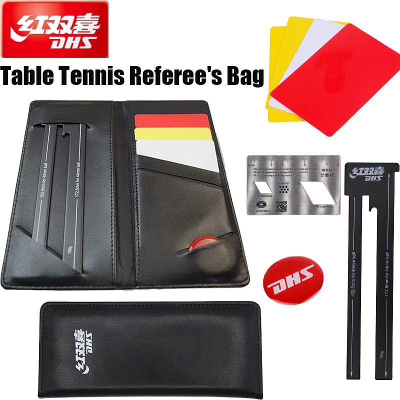Table Tennis Yellow Card - DHS Tischtennis Wettbewerb Schiedsrichter Tasche Kantenpflückwerkzeug