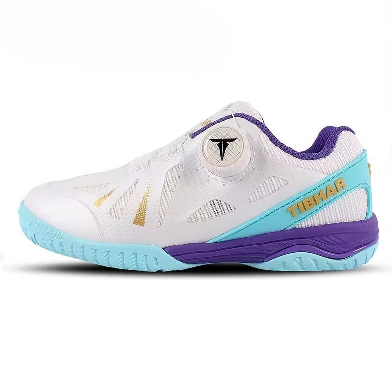Table Tennis Court - Klassische Marken-Tischtennisschuhe Atmungsaktive Badmintonschuhe mit Schnellschnürung