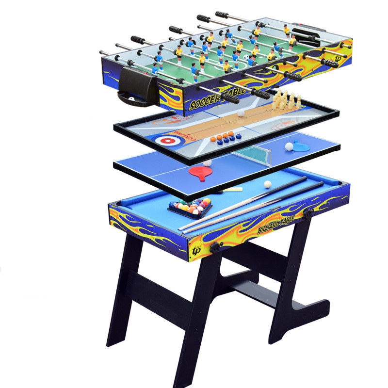 Table Tennis Folding Table - Multifunktions-Tennis-Billard-Spieltische Großhandel Mini Klappbare Unterhaltungs-Fußballtische 4-in-1