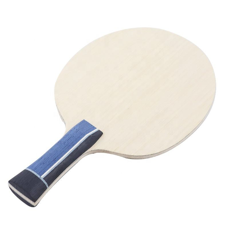 Table Tennis Usa - 1 Stück Blaues Carbonfaser-Tischtennisschlägerholz 7-Schicht Offensiver