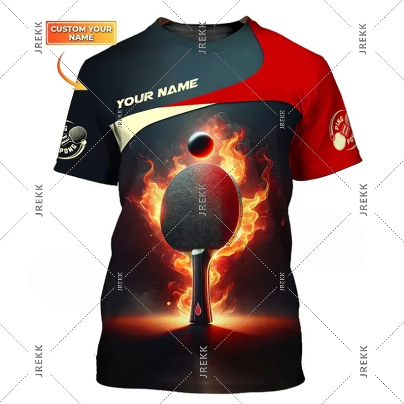 Tischtennis T-shirt Für Männer – Table Tennis Name Bewertung und Preis