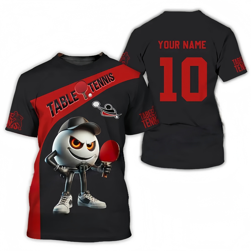 Tischtennis Muster T Shirt Für – Table Tennis Name Bewertung und Preis