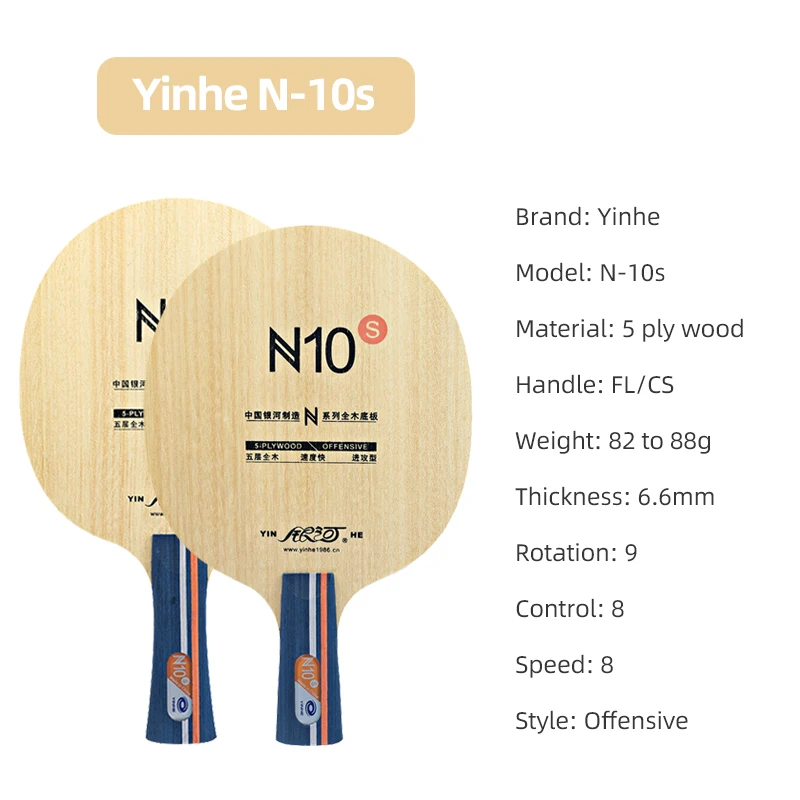 YINHE N10s Tischtennisschläger – Table Tennis Usa Bewertung und Preis