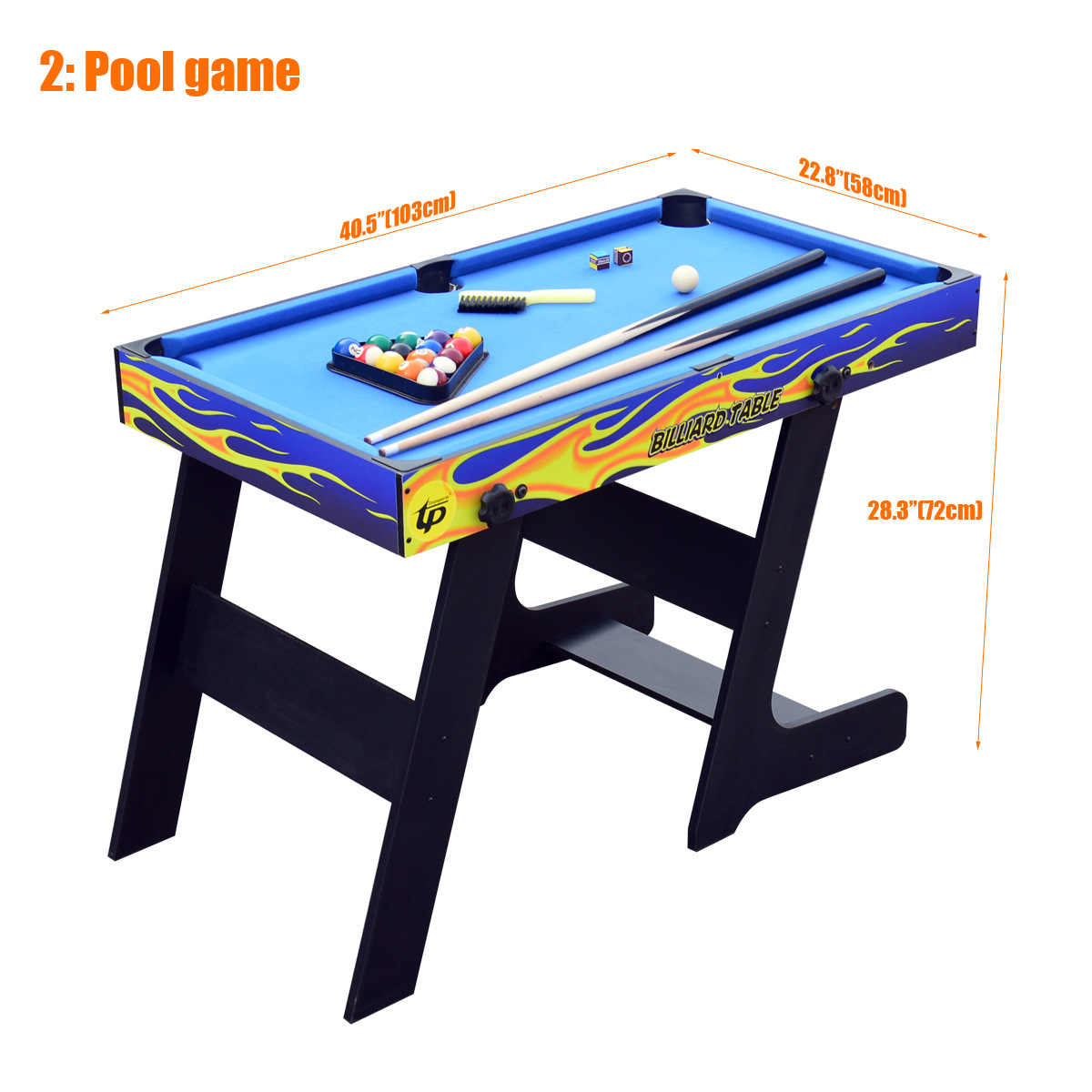 Multifunktions-Tennis-Billard- – Table Tennis Folding Table Bewertung und Preis