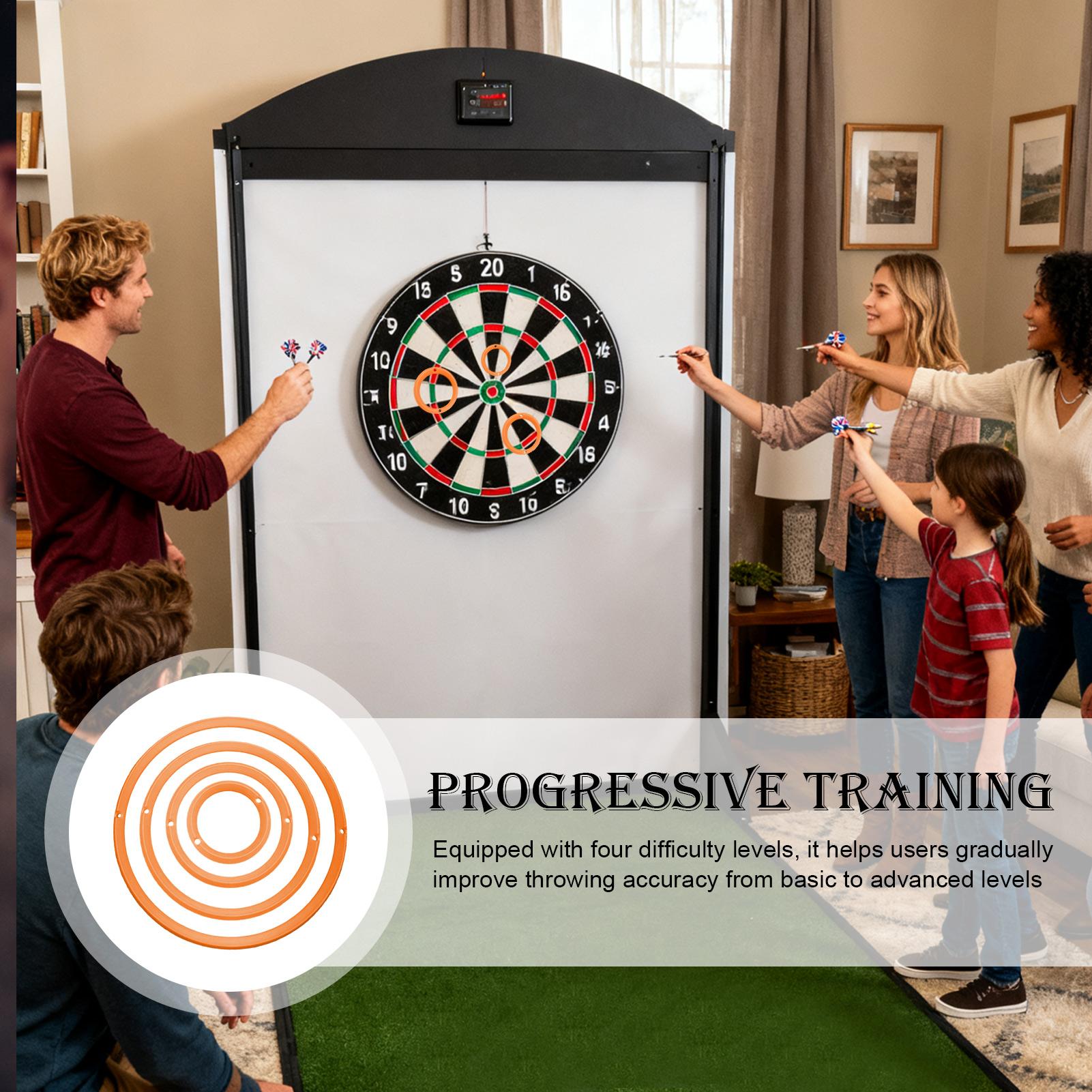 4er-Set Dart-Übungsringe – Zie – Practice Target Board Bewertung und Preis