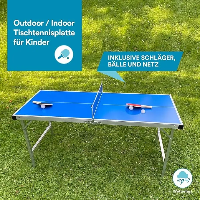 Klappbarer Tischtennistisch fü – Table Tennis Indoor Or Outdoor Bewertung und Preis